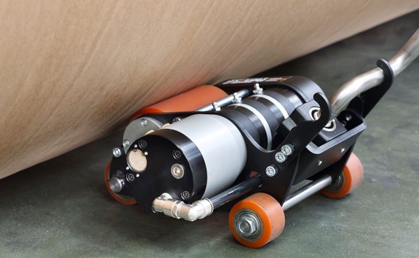 Moviroll roll pusher paper corrugated
