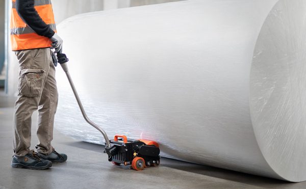 Moviroll roll pusher tissue