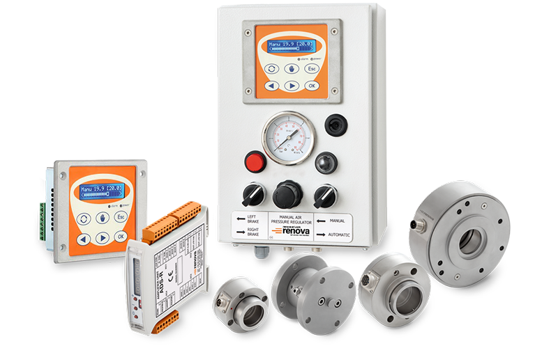 Web tension control systems
